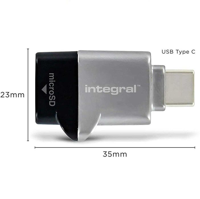 Pen USB-C leitor cartões microSD