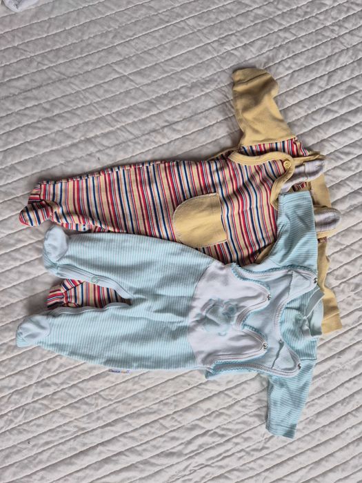 Ubranka niemowlęce chłopięce 50 56 MIX Mega XXL