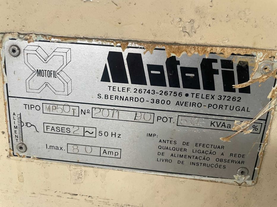 Maquina soldar pontos Motofil