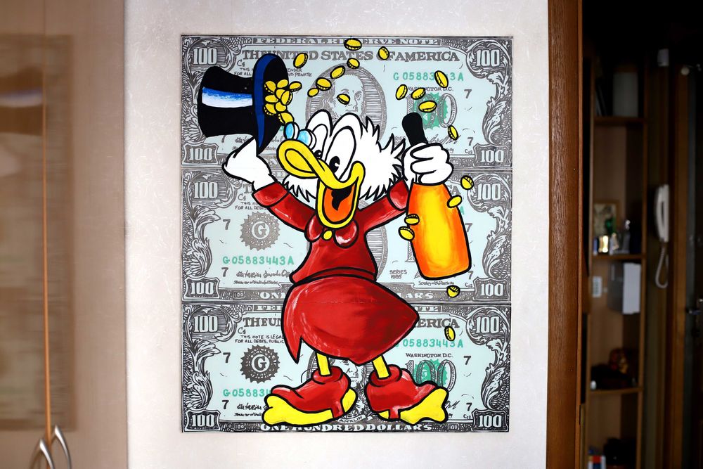 Скрудж МакДак картина акрил