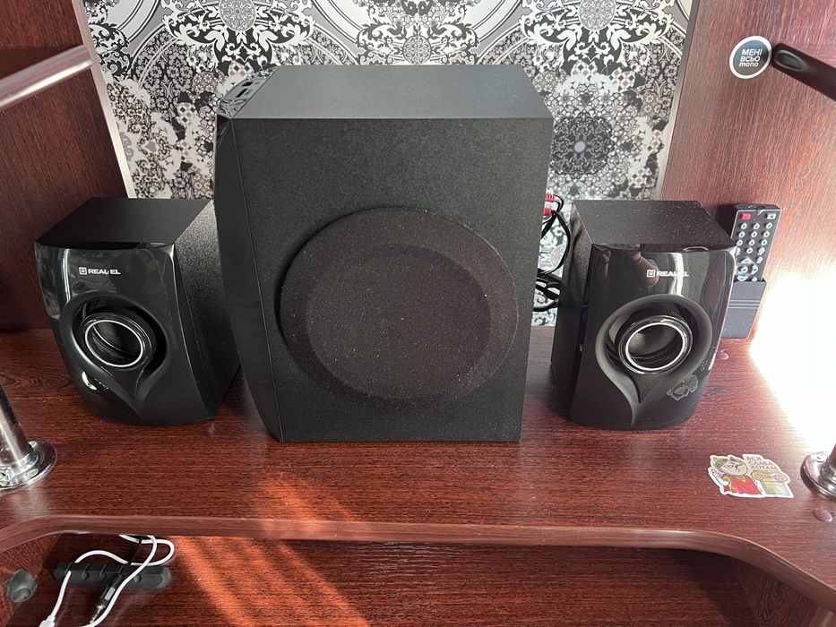 Колонки Real-EL M-370, Мультимедійна акустична система, Сабвуфер