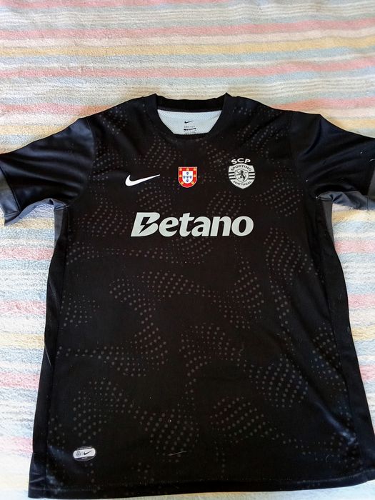 Camisola alternativa preta Sporting 25-26