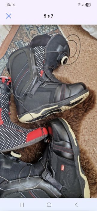 Черевики для сноубордингу Head з системою Boa, 40 р, 260мм