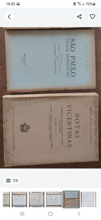 17 livros antigos publicados Estado Novo - 1as e 2as edições desde 3€