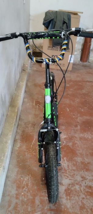 Самокат с велосипедными колесами