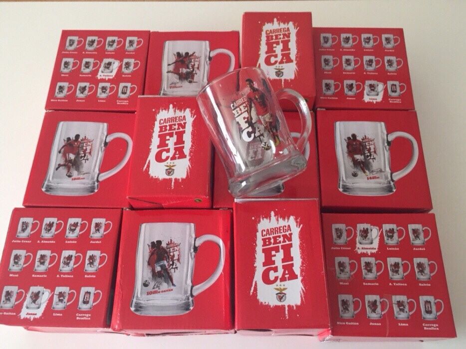Canecas do BENFICA Colecção Completa