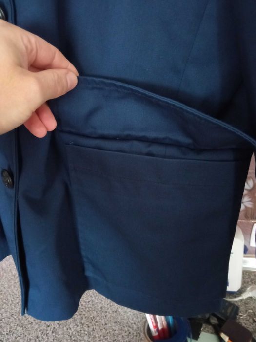 Blazer cruzado estilo náutico naval casaco marinheiro marinha