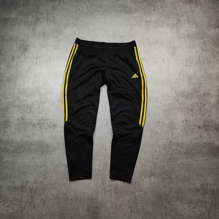 MĘSKIE Dresy Sportowe Treningowe Adidas TIRO Czarne Joggery ClimaCool