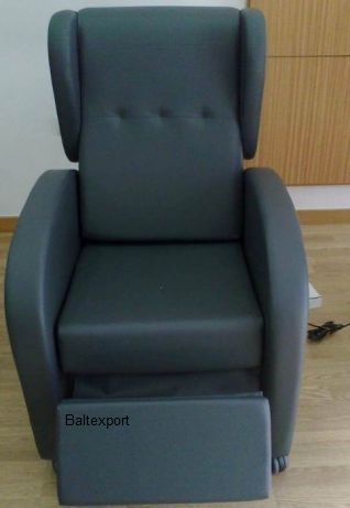 Cadeirão Relax Eletrico Articulado com Orelhas e Rodas Revestido Novo