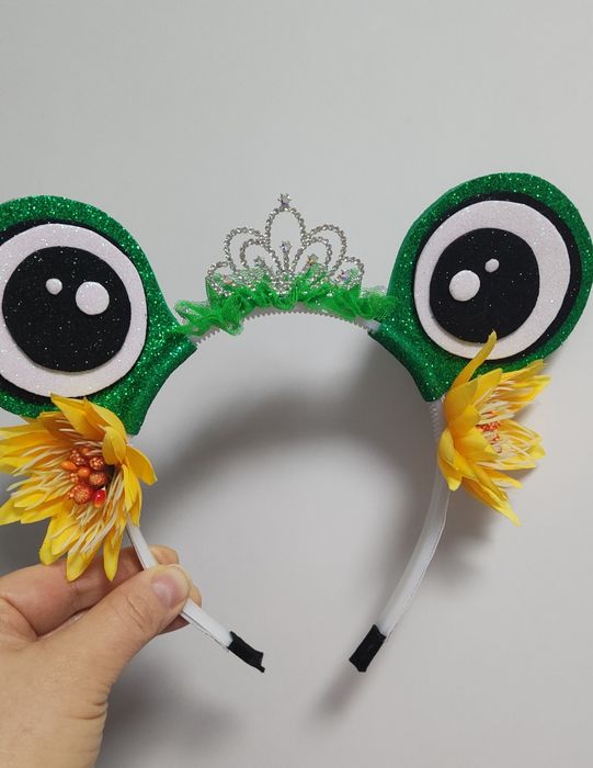 Обруч жабка, зайчик, котик,мишка,білочка,лисичка, вушка котика, лілея