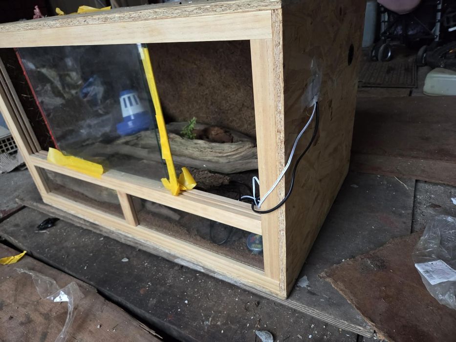 Terrarium z plyty OSB