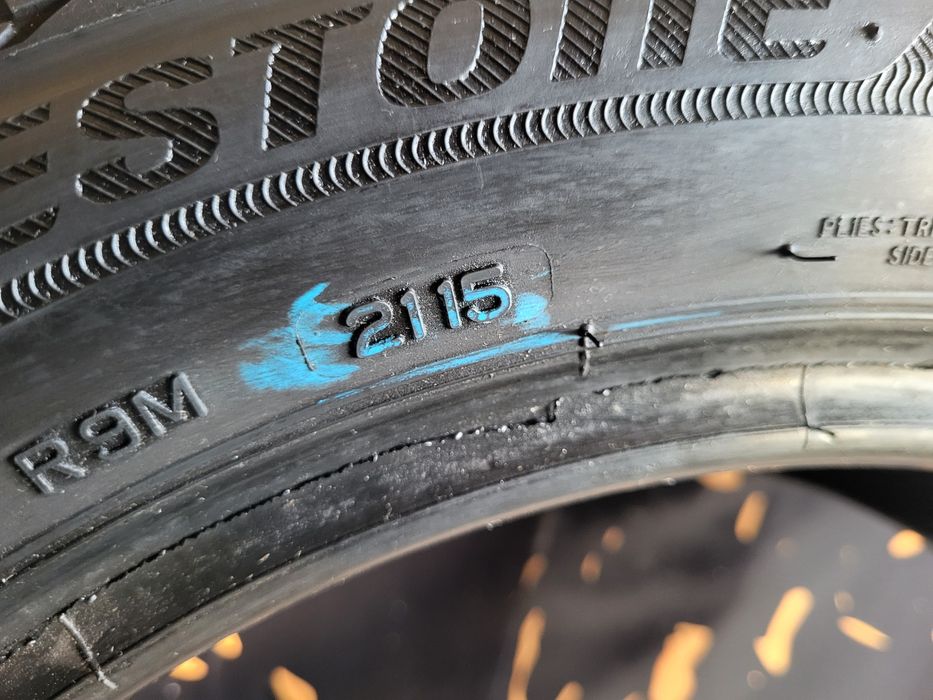 Opony letnie 185/55/15 Bridgestone 7,5mm