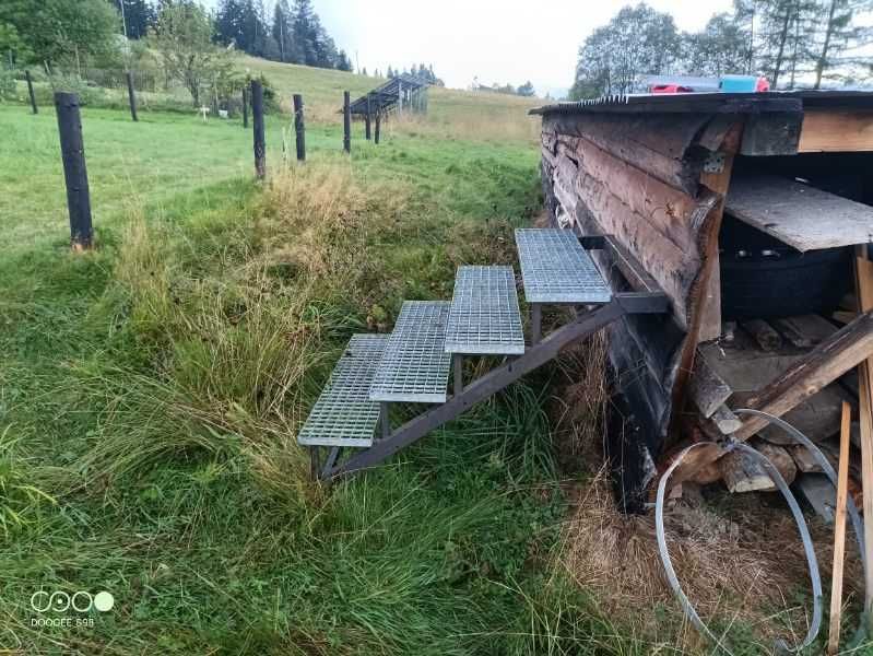 Schody metalowe  stopnie cynkowane