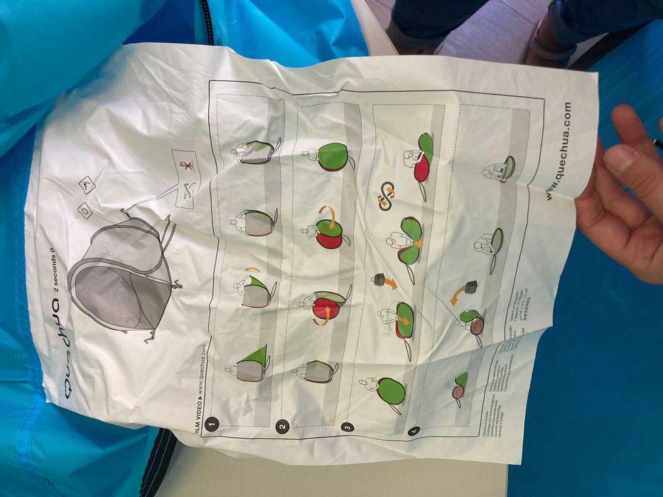 Tenda de praia 2 segundos Quechua