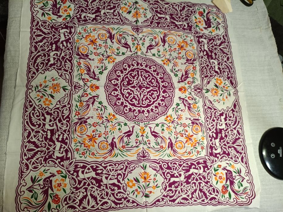 Штапельна хустина радянська Узбекистан.