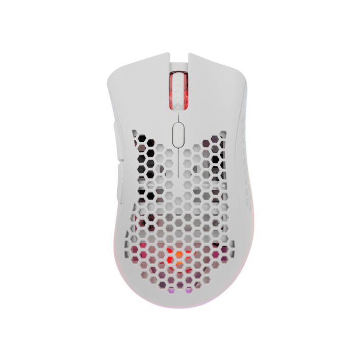 Mysz bezprzewodowa LIONEL White Shark 10 000 DPI RGB 6D Gaming