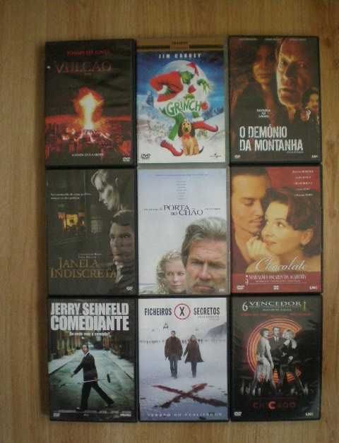 19 dvds Porkys FX Hitchcook Nuno Gomes Ficheiros Secretos Vulcão Evil
