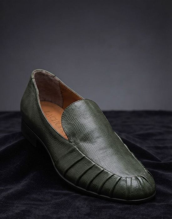 Mocassins / Sapatos Verdes Lachoix - Tamanho 37 (Made in Portugal)