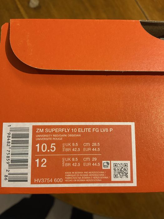 Buty piłkarskie Nike Mercurial Elite FG Lv8 r.44,5 korki lanki