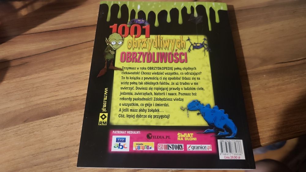 1001 obrzydliwych obrzydliwości książka