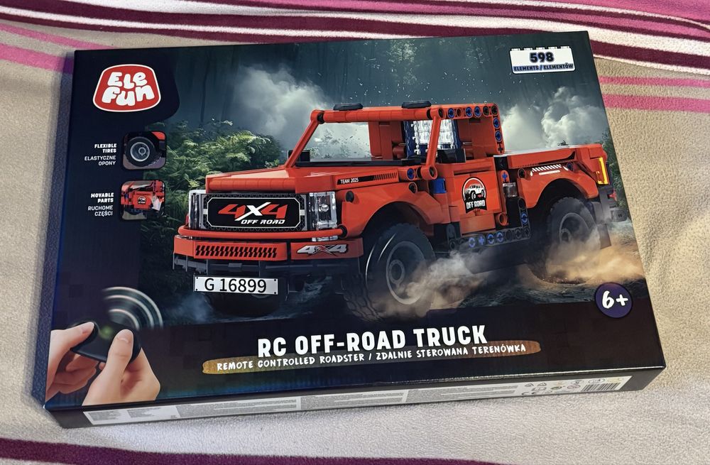 Klocki Elefun - zdalnie sterowana terenówka