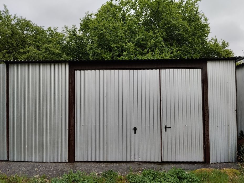 Duży garaż blaszak 6x4,5m na solidnej wylewce