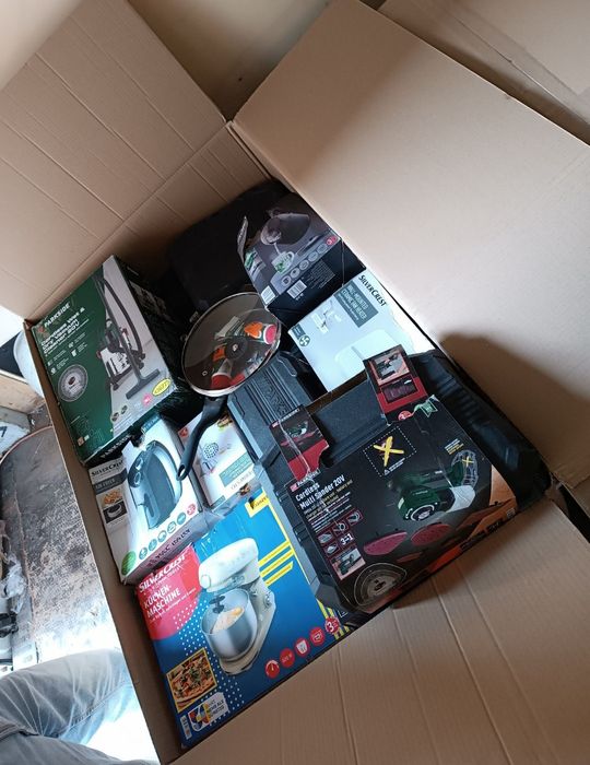 Palety Boxy Amazon/Lidl/Einhell/Parkside zwroty!