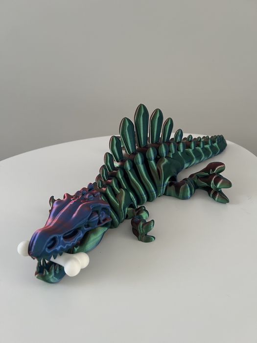Dinozaur ruchomy, zabawka, wydruk 3d