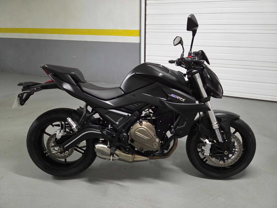 QJMotor SRK700, 2024, 1000km, 35KW/cartaA2-deslimitada,garantia total até 02/2030
