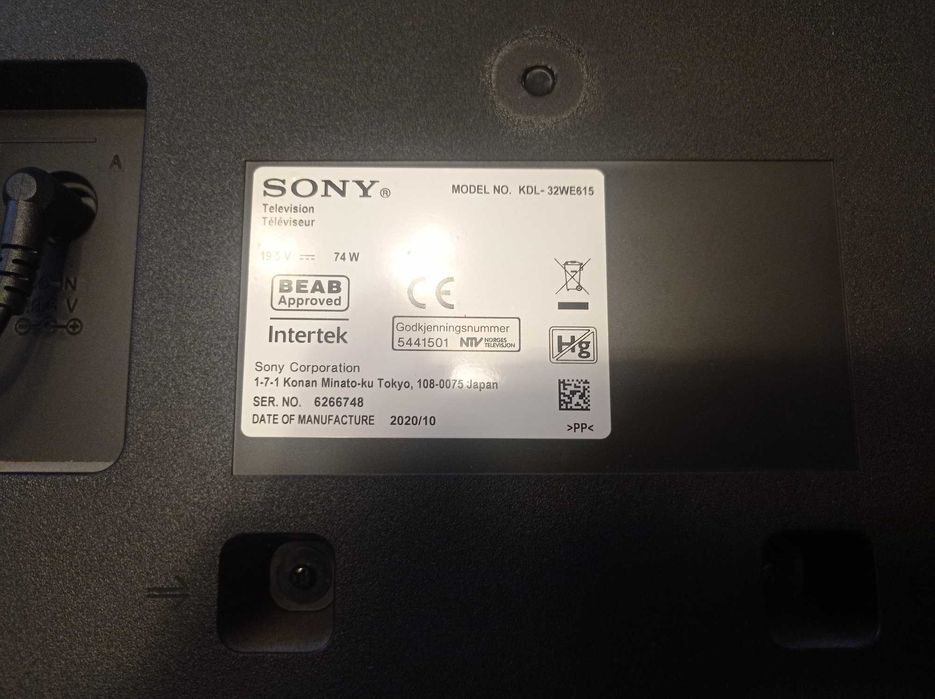Telewizor Sony KDL-32WE615 32" LED, Smart, DVB-T2, gwarancja, dowóz