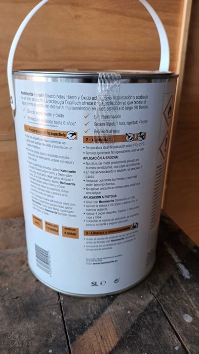 HAMMERITE 5L cinzento Forja