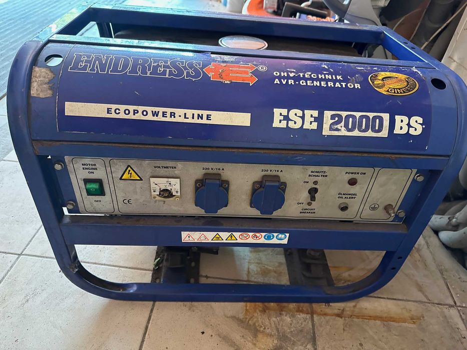 Braki pradu czeste+dlugie,piec gazowy? Agregat Endress ESE 2000 BS AVR