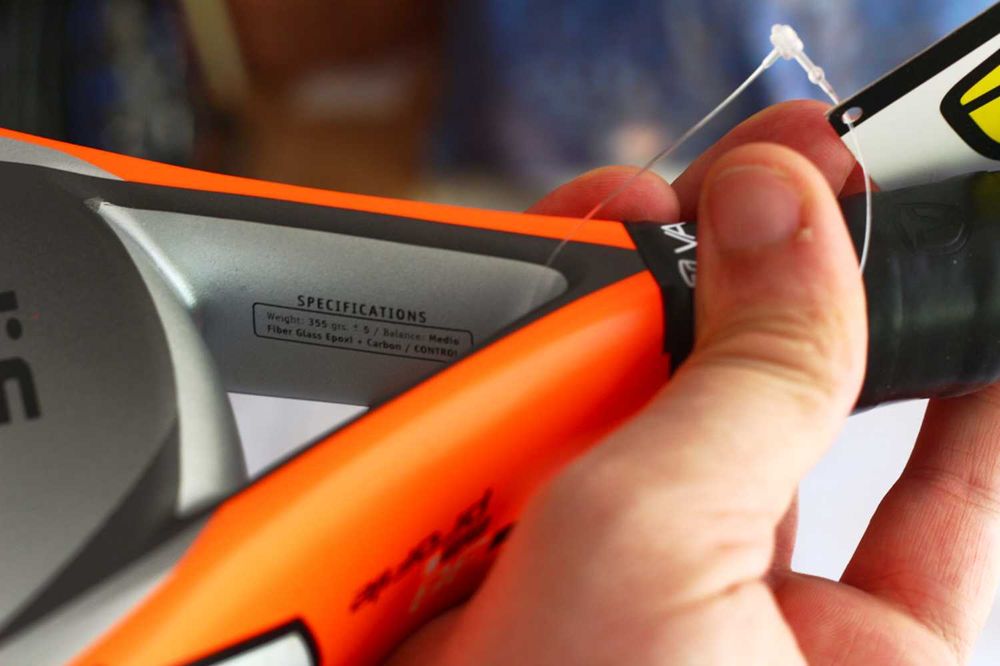 Raquete de padel - Vairo 5.1, Epoxi de Fibra de Vidro, carbono