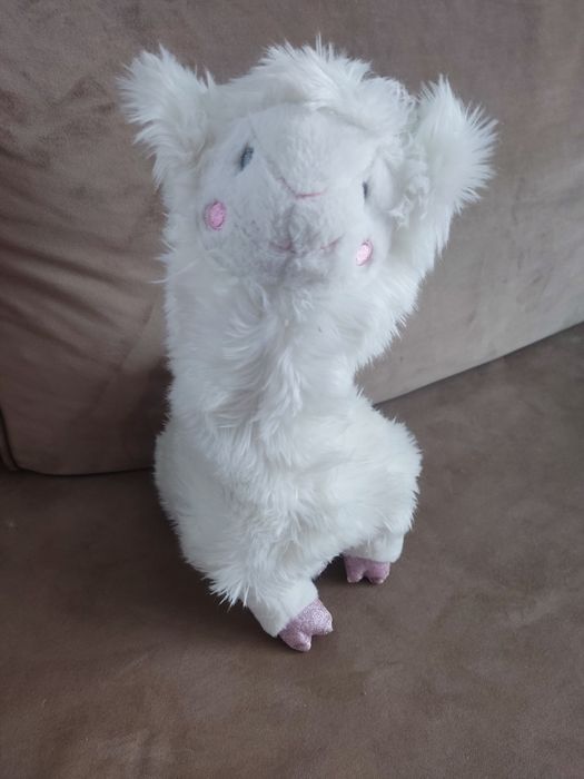 Pluszowa lama biała