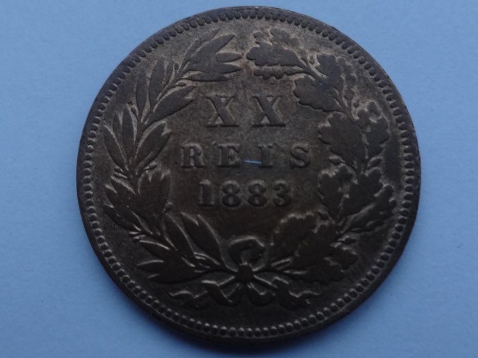 Moedas Época Monarquia - 5, 50, 100, V e XX Réis