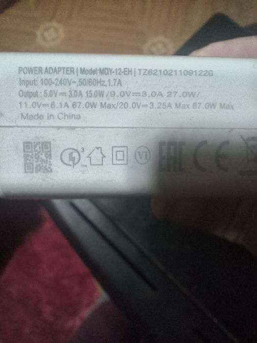 Carregador Rápido 67W NOVO