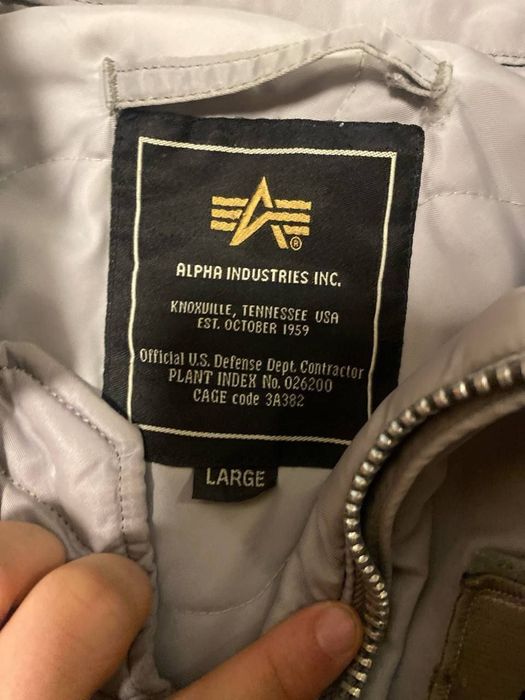 Cwu 45 alpha industries світло сіра