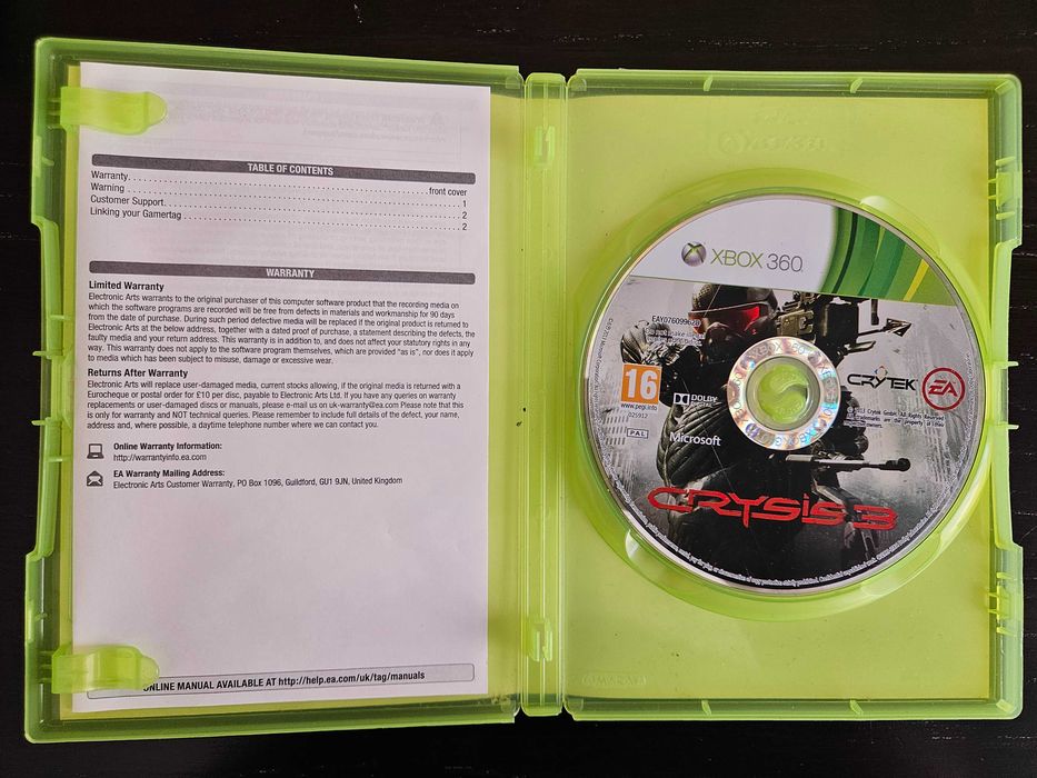 Jogo Xbox 360 - 'Crysis 3'
