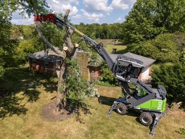 Maszyna do przycinania gałęzi 15m , Green-Tec TH3 wysiegnik harvester