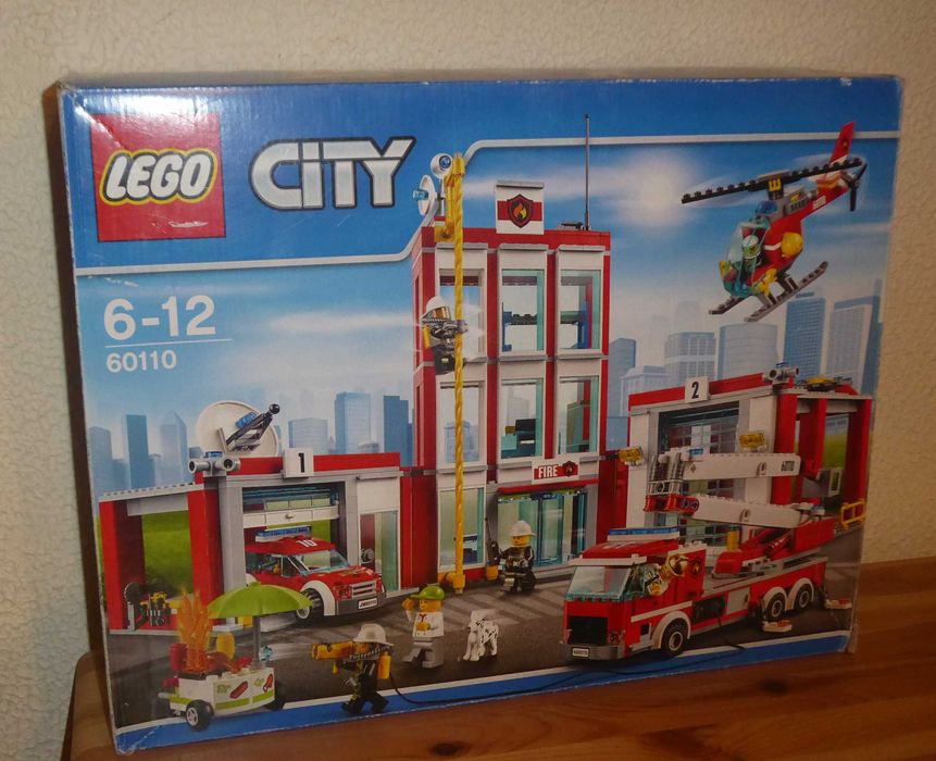 Lego 60110 - WIELKA REMIZA STRAŻACKA Kompletny 100% Wroc