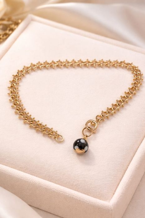 Pulseira ouro 9k nova