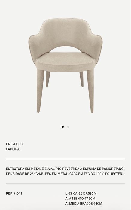 Cadeiras  Dreyfuss