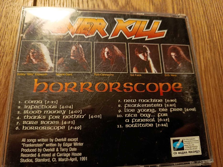 Overkill - Horrorscope album CD