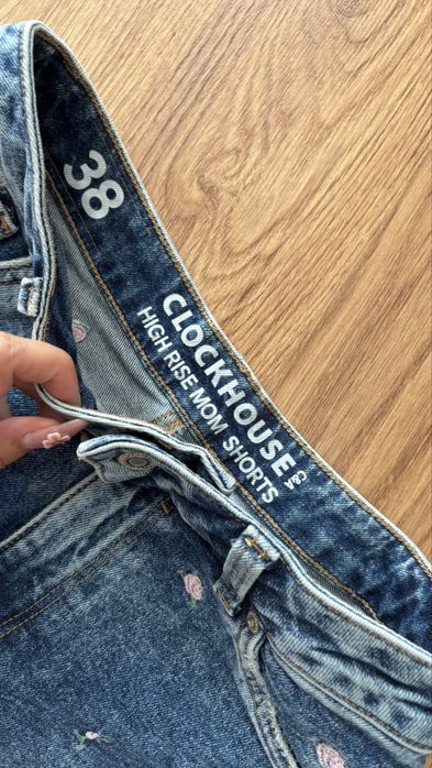 Zestaw 2x spódnice jeansowe M, 3x spodenki jeansowe M