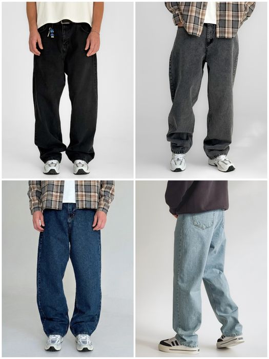 Джинси чоловічі baggy jeans, широкие джинсы мужские реп rap sk8 XXL