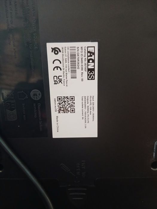 Zasilacz UPS Eaton 3s 700