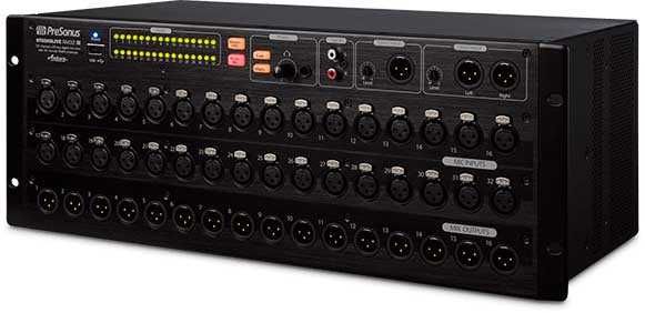 Mesa de Mistura PreSonus RM32AI Rack-Mount Software controlado Mixer Digital