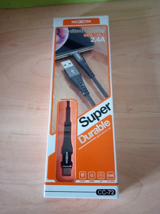 USB кабель Moxom Cc-72 Type-C. Black.