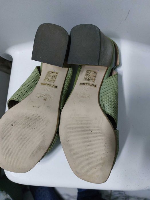 buty Venezia rozmiar 39. , skóra damskie  oliwkowy kolor