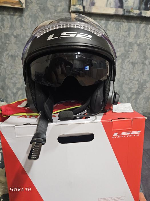 Kask LS2 OF570 Verso xxxl + interkom